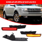 Set of 4 Smoked LED Side Marker Lights for Lincoln MKX (2007–2010)