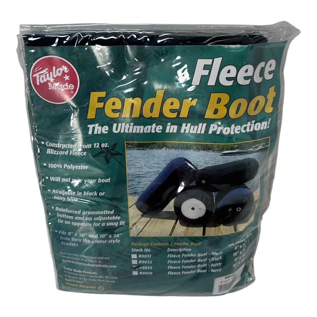 Fleece Fender Boot Cover for Taylor Made 9035 (20'' x 8'', Navy Blue)