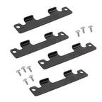 Tailgate Hinge Plates and Screws for Yamaha Rhino 450 600 700 (2004–2018)