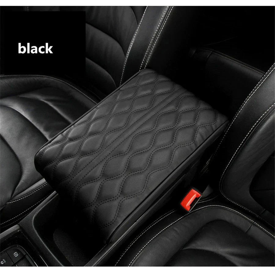 Armrest Pad Cover for Auto Center Console Box Leather Cushion Mat Universal