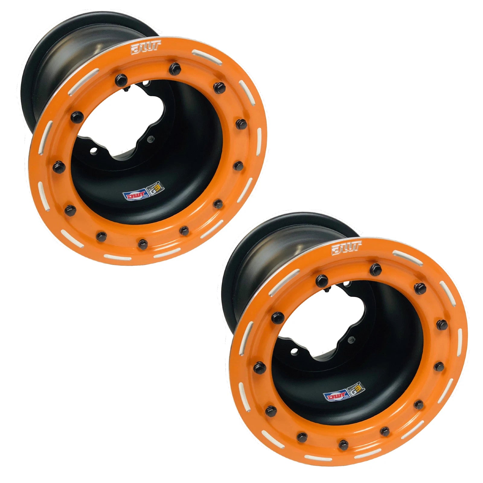 Set of 2 DWT G3 Rear Beadlock Wheels for Yamaha YFZ 450 (2004–2023)