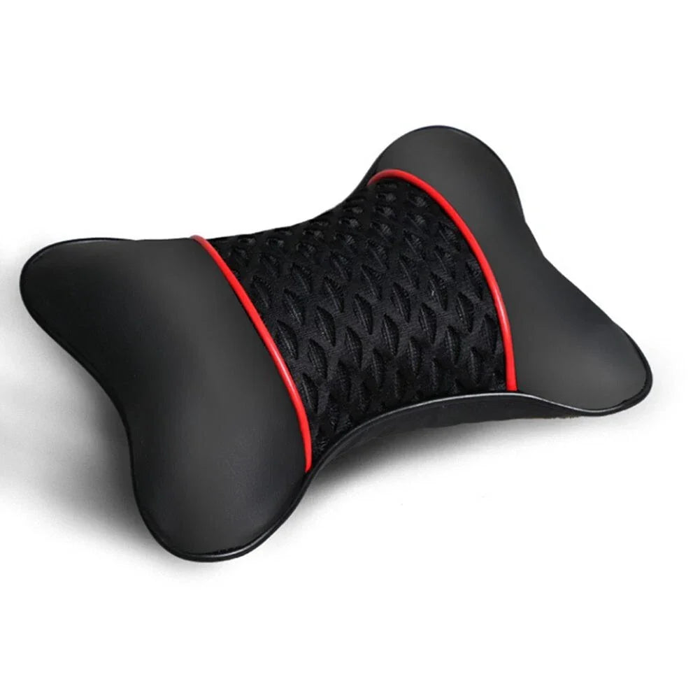 Headrest Cushion Pad 2pcs Breathable PU Leather