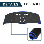 Dashboard Cover Mat for BMW Mini Cooper F55/F56 (2014–2024) Black Blue