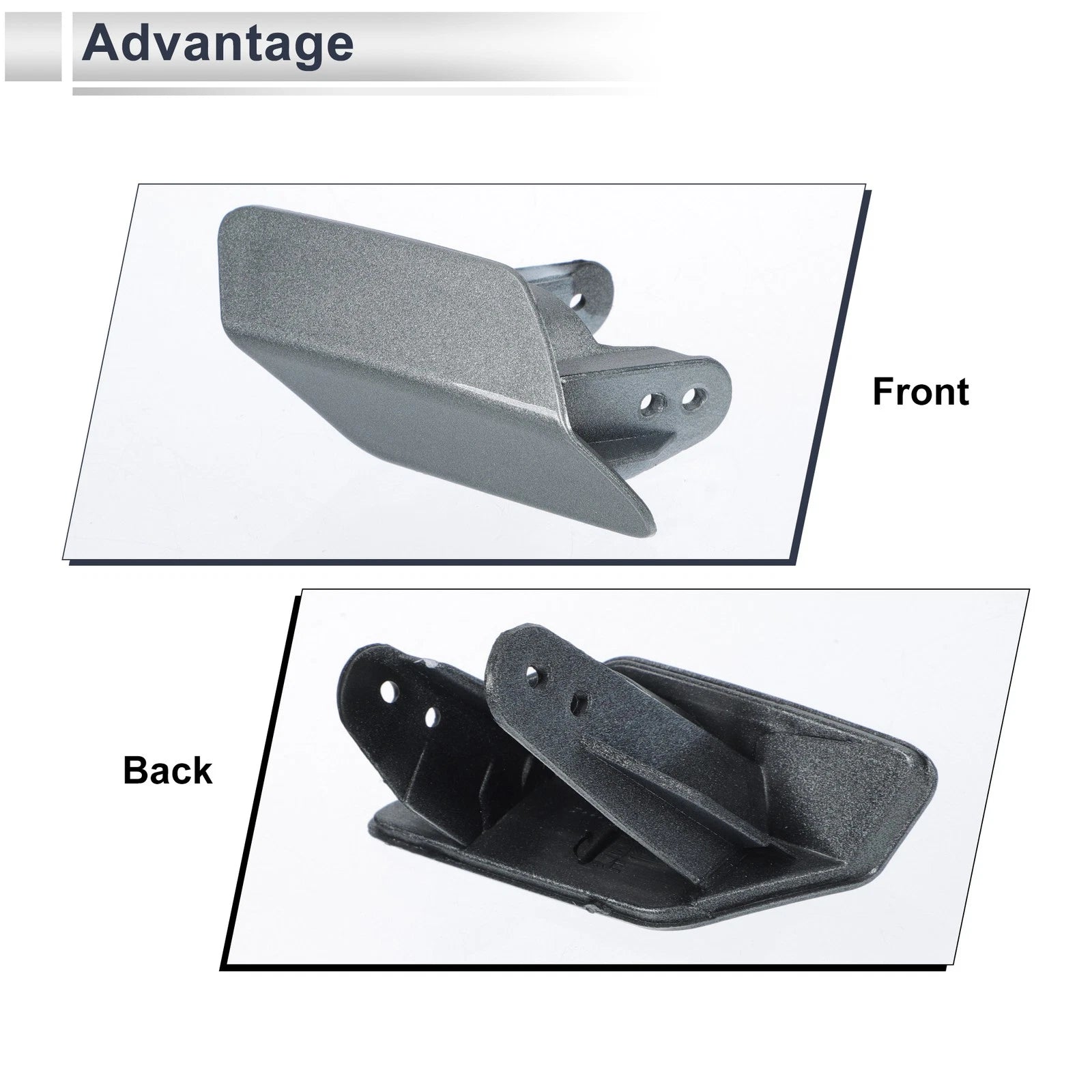 Bumper Headlight Washer Nozzle Cover Cap for BMW 320i (2012–2013) Grey