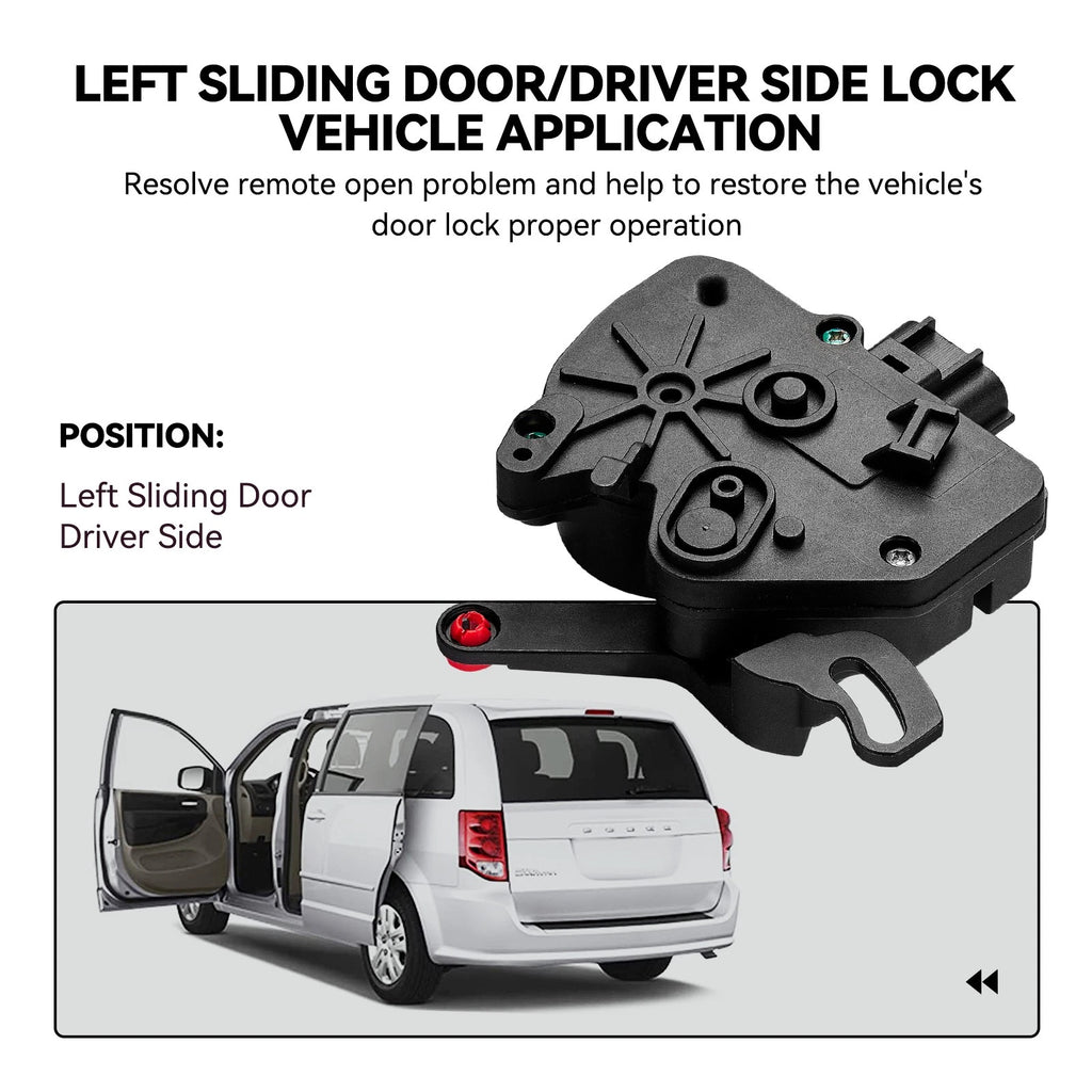 Sliding Door Lock Actuator for Chrysler Dodge Ram (2013–2018) 5020679AB