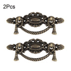 Set of 6 Zinc Alloy Antique Handle Knob Pulls for Jewelry Box Cabinet Drawer