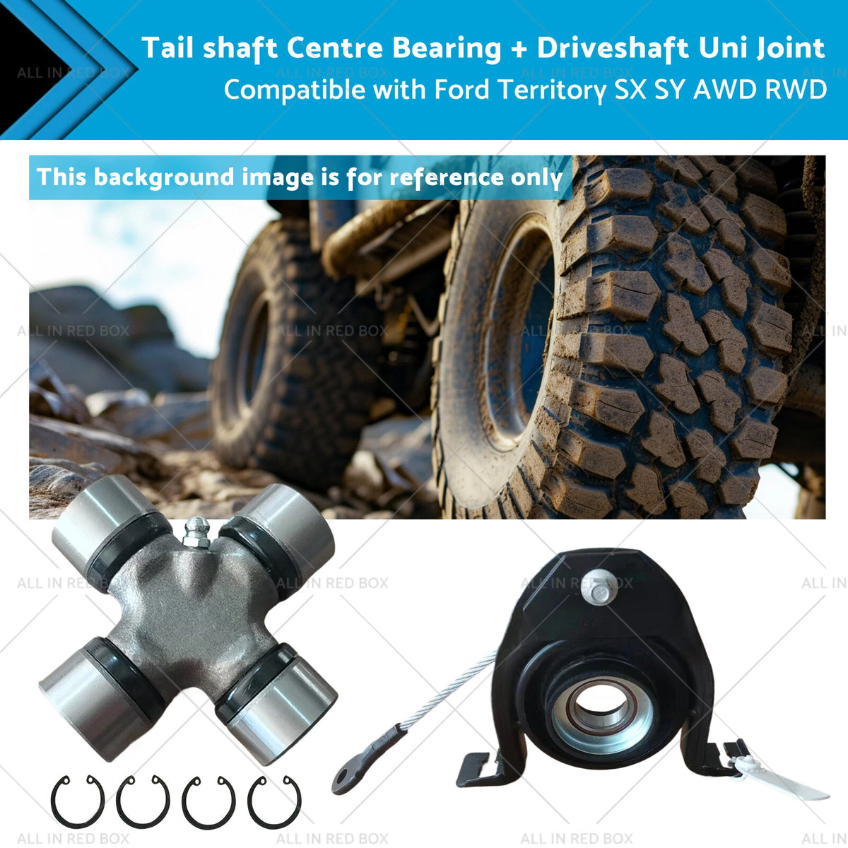 Tail Shaft Driveshaft Centre Bearing Uni Joint for Ford Territory (2004–2016)