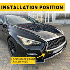 Tow Hook Eye Cover Cap for Infiniti Q50 (2018â2021)