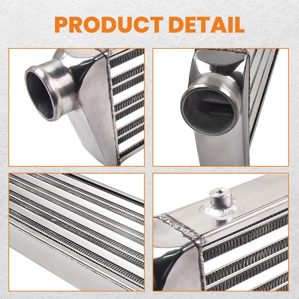 2.5" Universal Inlet & Outlet Tube & Fin Intercooler Piping Kit