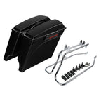 5" Extended Hard Saddlebags & Softail Conversion Brackets for Harley