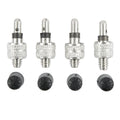 Set of 4 High Performance Bike Valve Replacement Kit for Dunlop & Germany Valves