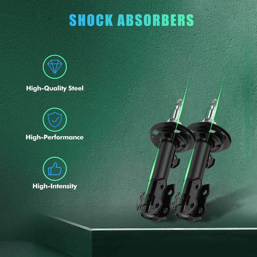 Set of 2 Front Struts for Toyota Yaris (2004–2006)