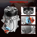 A/C Compressor with Clutch for Honda Civic 1.7L (2002–2005)
