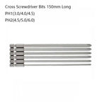 6-Piece Screwdriver Bit Set PH1 PH2 for Power Driver Tools