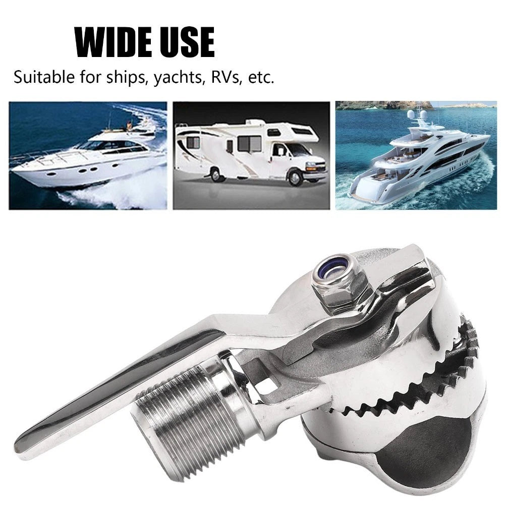 Ratchet Antenna Mount for Marine Use (Fits 0.78 to 1 Inch Rails)