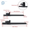 Clamp on Bucket Pallet Forks for Tractor Loader Skid Steer (60 Inch)