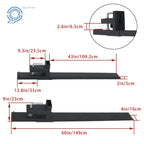Clamp on Bucket Pallet Forks for Tractor Loader Skid Steer (60 Inch)