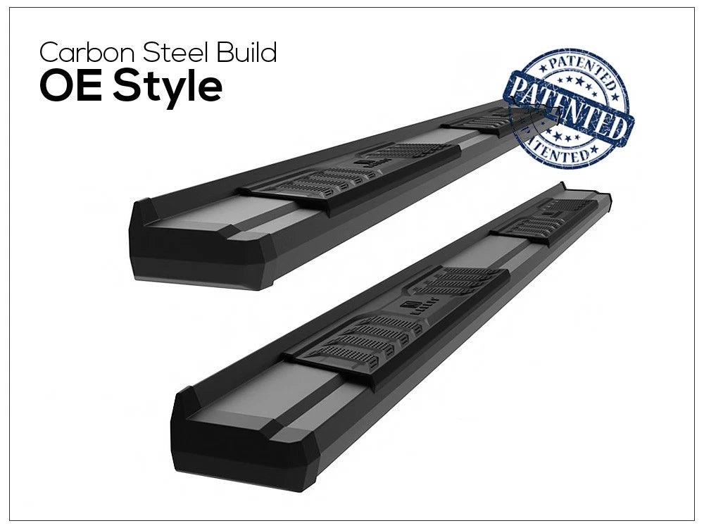 2X Black Nerf Bar Running Boards for Ford Bronco (2021-2026)