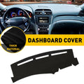 Dash Cover Mat for Chevy Silverado 1500 2500 Tahoe (2001–2006) Black