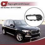 1 Pc Fog Light Grill for BMW X5 (2007–2010) No. 51117172450 Black