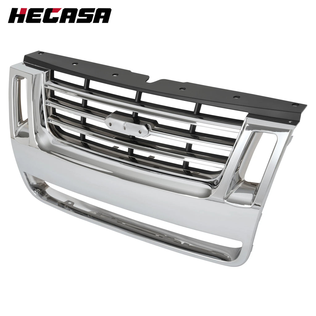 Chrome 3 Bar Grille for Ford Explorer (2006–2010) Sport Trac (2007–2010)