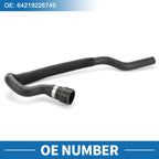 Radiator Hose No. 64219226749 for BMW 528i (2012–2016) Rubber Black