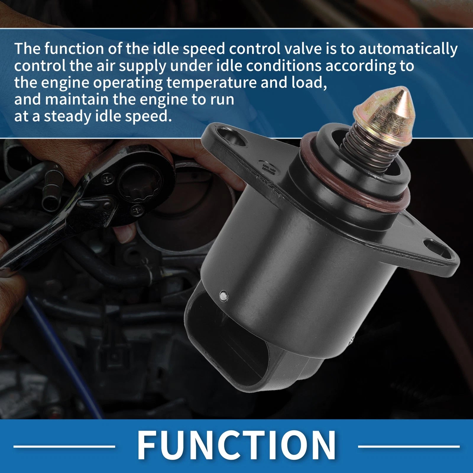 Idle Air Control Valve for Buick Century 2.2L (1993–1996) No. 17112898