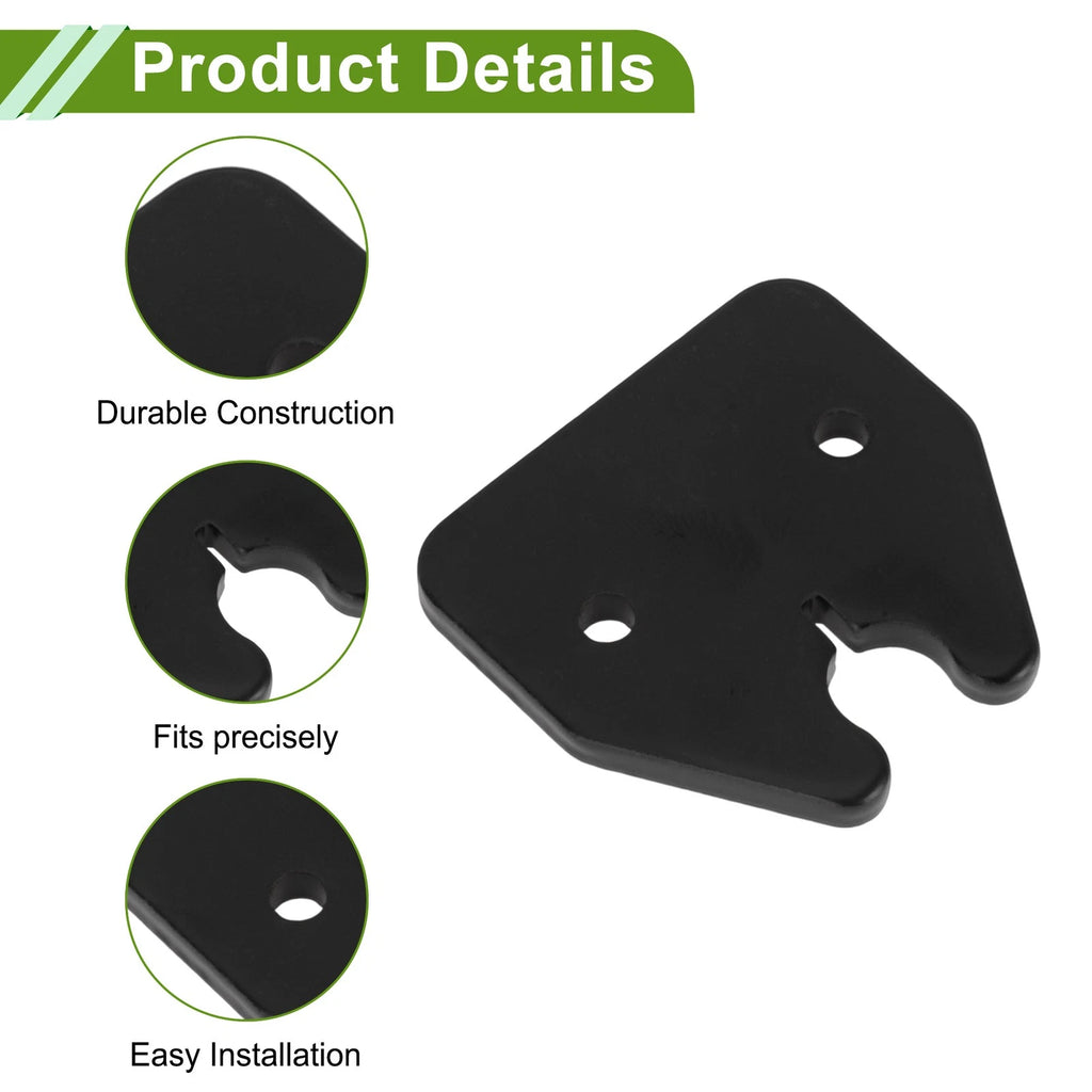 Set of 1 Sun Visor Repair Kit for Dodge Ram 1500 (2019–2023) Aluminum Alloy Black