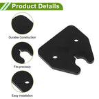 Set of 1 Sun Visor Repair Kit for Dodge Ram 1500 (2019–2023) Aluminum Alloy Black