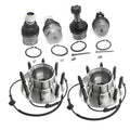 Ball Joints & Wheel Hub Kit w/ABS for Ford F-250 F-350 Super Duty (1999–2016)