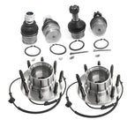 Ball Joints & Wheel Hub Kit w/ABS for Ford F-250 F-350 Super Duty (1999–2016)