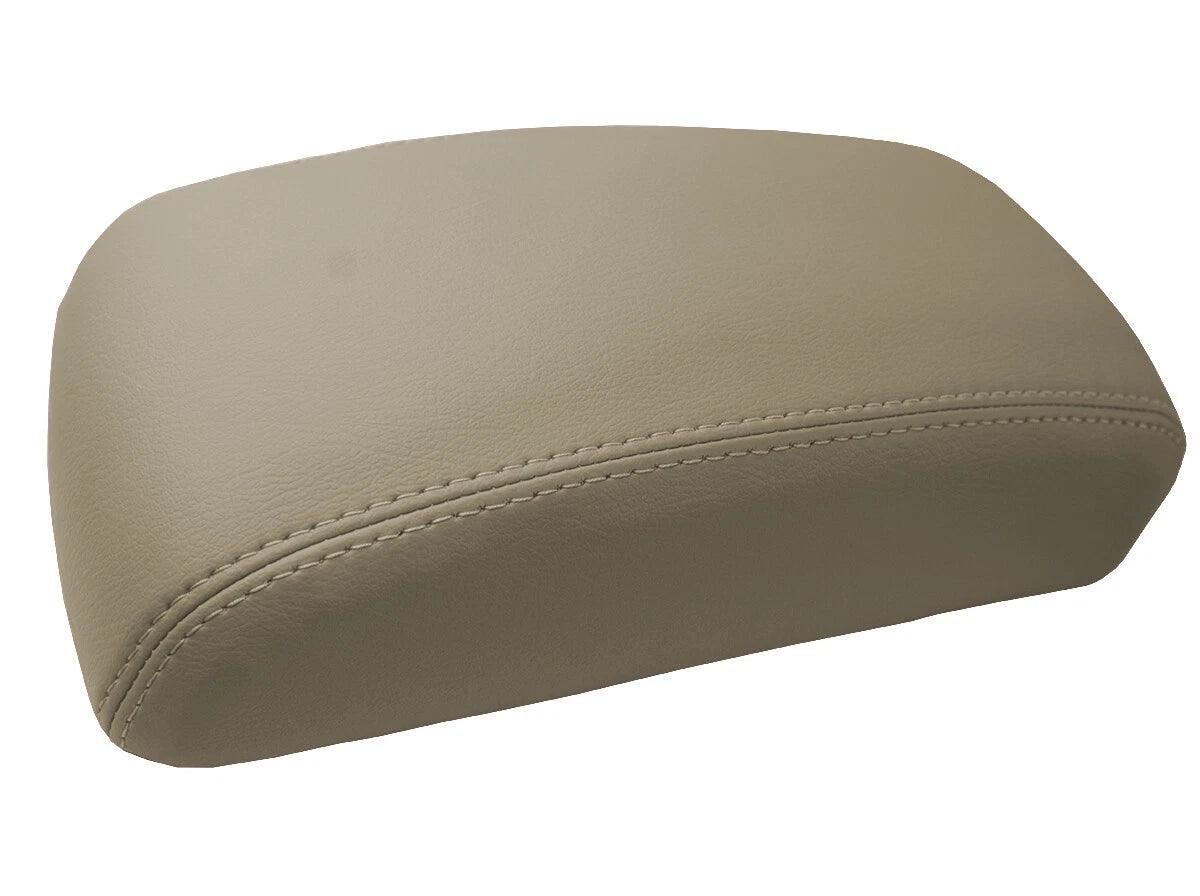 Leather Console Lid Pull Over Cover for Nissan Maxima (1997–1999) Beige