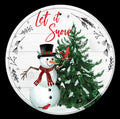 Let It Snow Metal Tin Sign for Desperate Enterprises (9301)