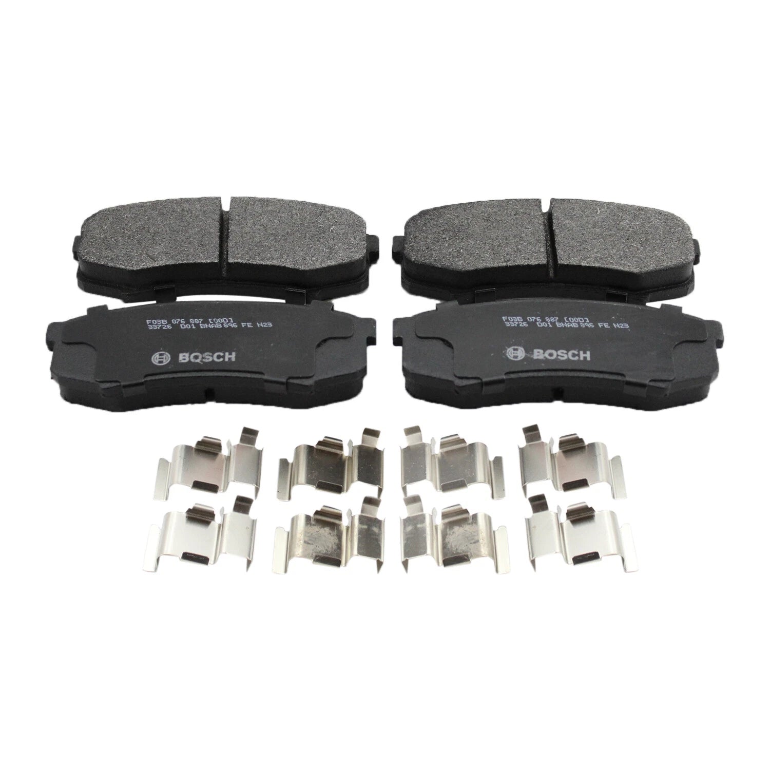 Set of 4 Bosch QuietCast Rear Semi-Metallic Brake Pads for GX460 GX470 4Runner Sequoia (2003–2021)