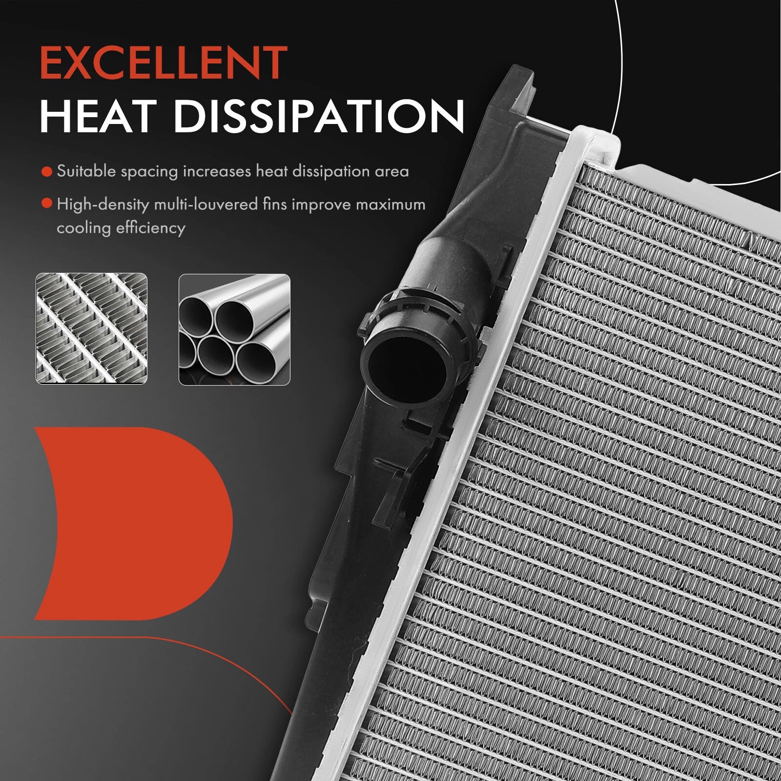 Radiator for BMW 135i, 335i, 335is (2007–2013)