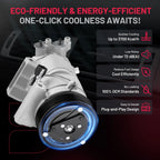 AC Compressor for Nissan Armada Pathfinder Titan NV Infiniti QX56 (2004–2015) 67641