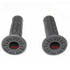 Set of 2 Black Rubber Hand Grips for Yamaha ATV Grizzly Raptor (90–700)