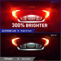 2X 1156 7506 LED Brake Stop Tail Light Bulb Red for BMW E46 E60 E90 F30 (1998–2019)