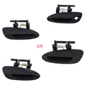 Door Handle Set of 4 Smooth Black for Nissan Altima (2002–2006)