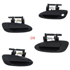 Door Handle Set of 4 Smooth Black for Nissan Altima (2002–2006)