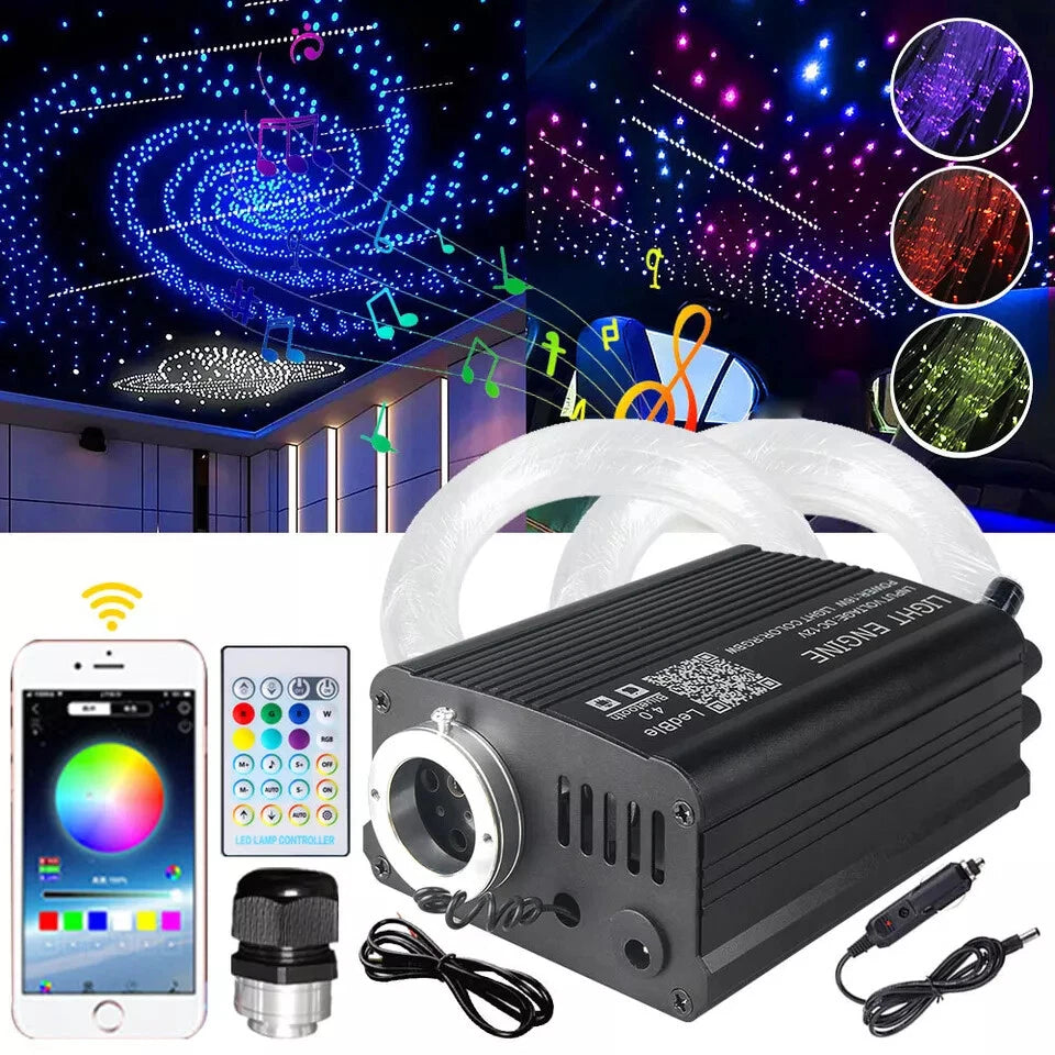 650pcs Fiber Optic Star Light Kit for Home Car Ceiling