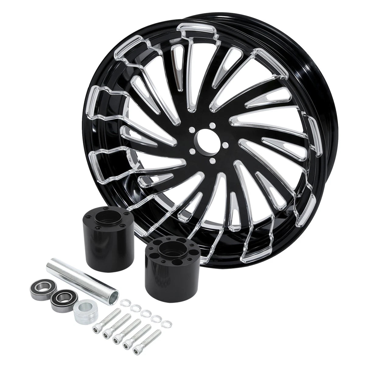 18" x 5.5" Rear Wheel Rim Hub for Harley Touring Electra Road Glide (1997–2008)