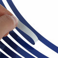 16 Pcs Blue Reflective Rim Strips Tape for Universal Car Wheels (2016–2018)