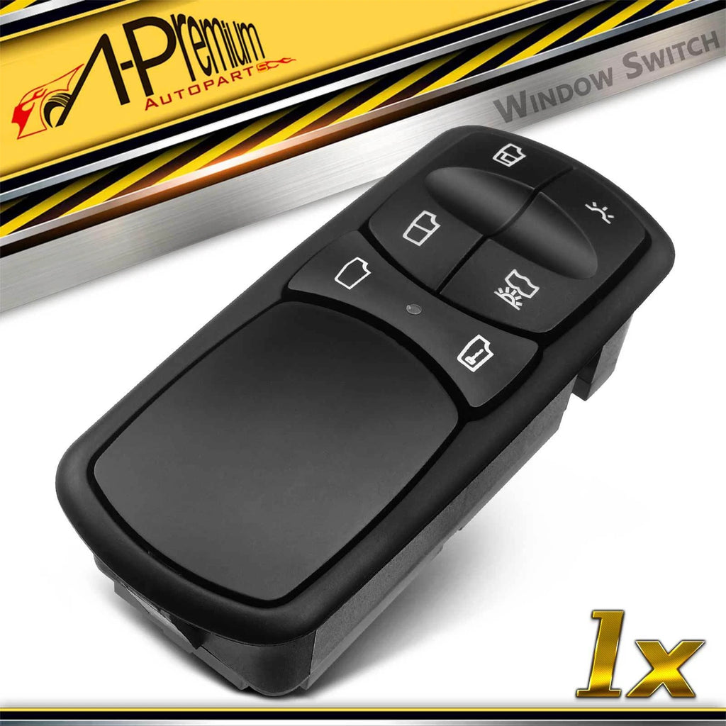 Front Left Power Window Switch for Mercedes-Benz Actros (1996–2002)