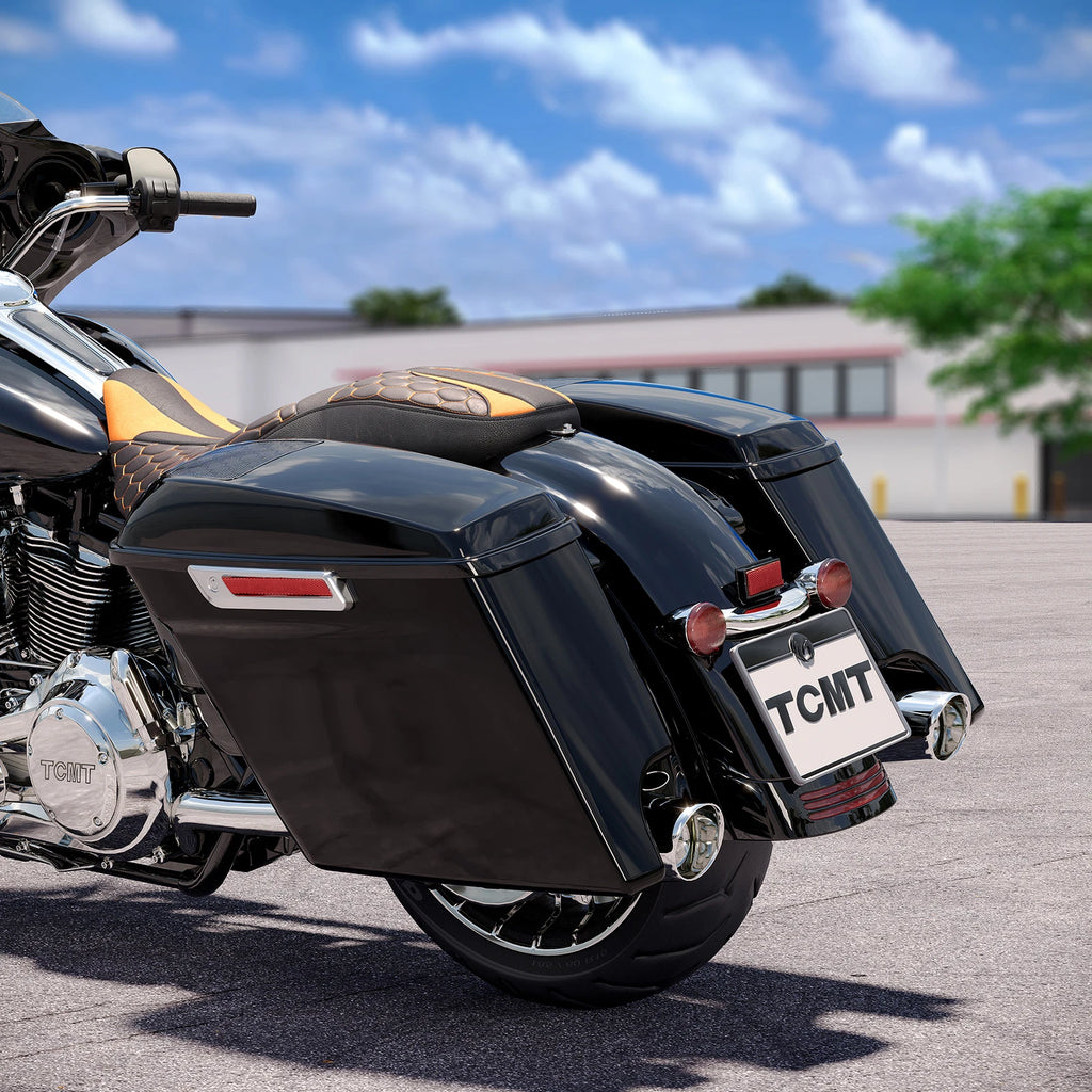 5" Stretched Saddlebags for Harley Street Glide (2014–2024) - 6x9" Speaker Cutout