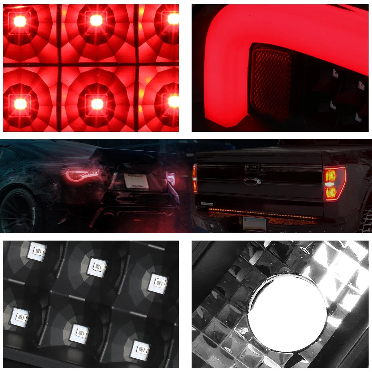 3D LED Tube Bar Tail Light for Tundra (2014–2021)