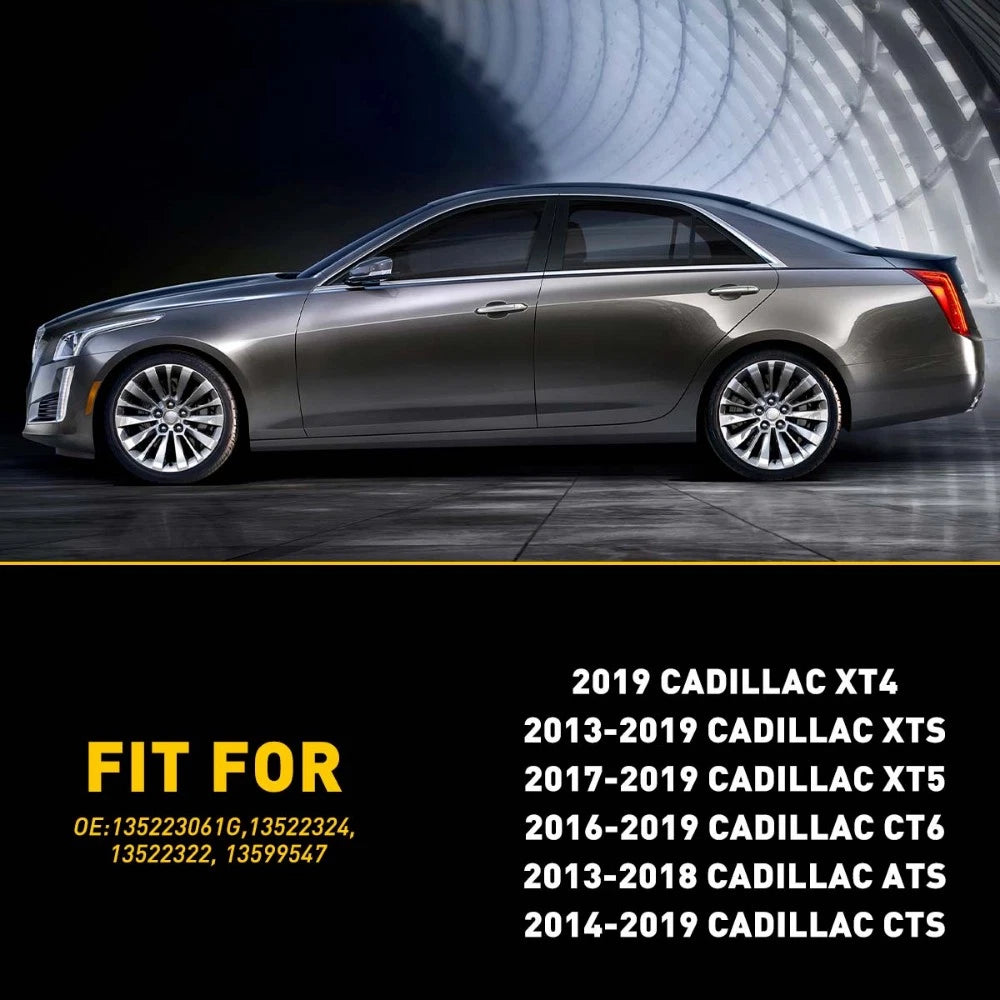 Chrome Door Lock Cylinder Cover for Cadillac XTS XT5 CT6 ATS CTS XT4 (2013–2023)