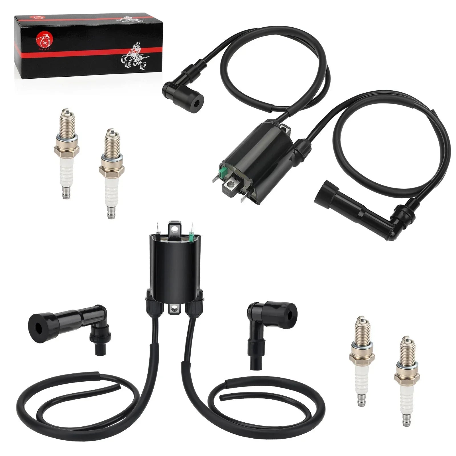 Set of 2 Ignition Coils for Kawasaki Vulcan 1500 VN1500 (1996–2008)
