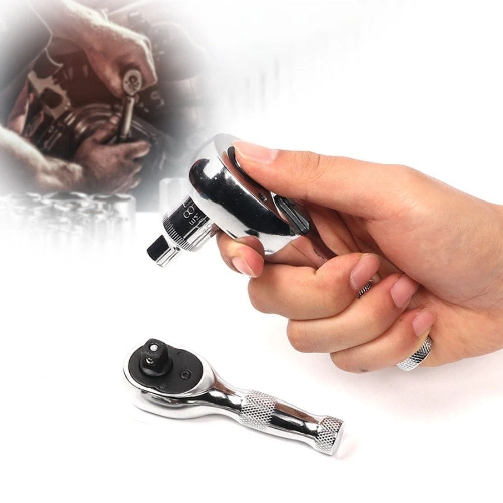 72 Tooth Ratchet Wrench Short Handle for Garage and Auto Tools (14)