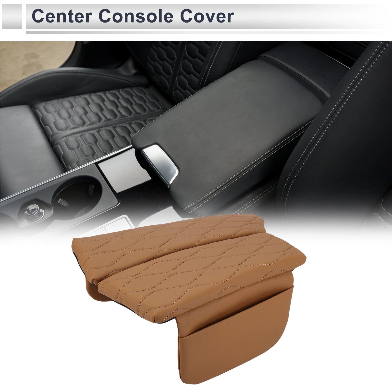 Center Console Cover with Storage Bag for BMW 5 Series (2011–2017)
